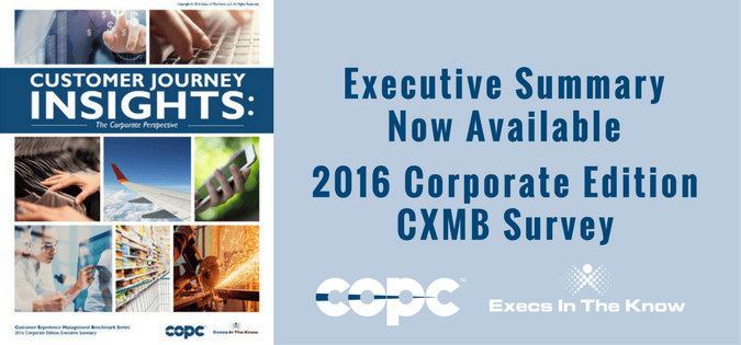 Summary Available for 2016 CXMB Survey Corporate Edition thumbnail Image 