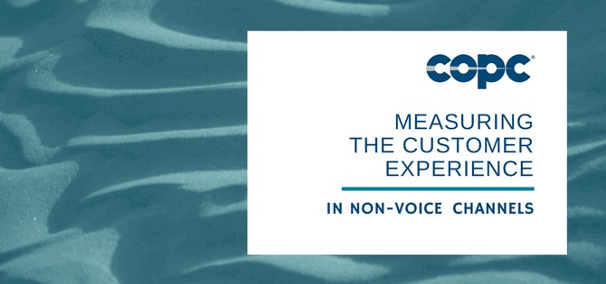 Emphasizing Customer-Focused Metrics in Non-Voice Channels