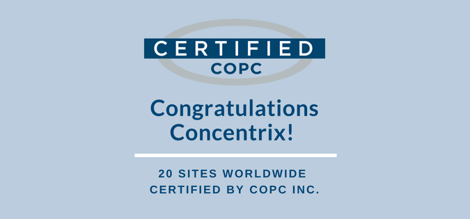 Concentrix Earns COPC Certification for Record Number of Sites  thumbnail Image 
