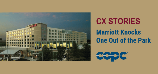 CX Stories: Marriott Knocks One Out of the Park