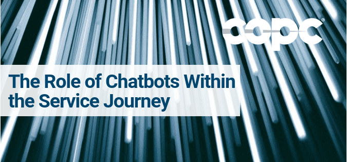 The Role of Chatbots Within the Service Journey
