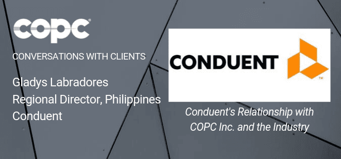 Conversations with Clients:<br>Gladys Labradores, Conduent Philippines
