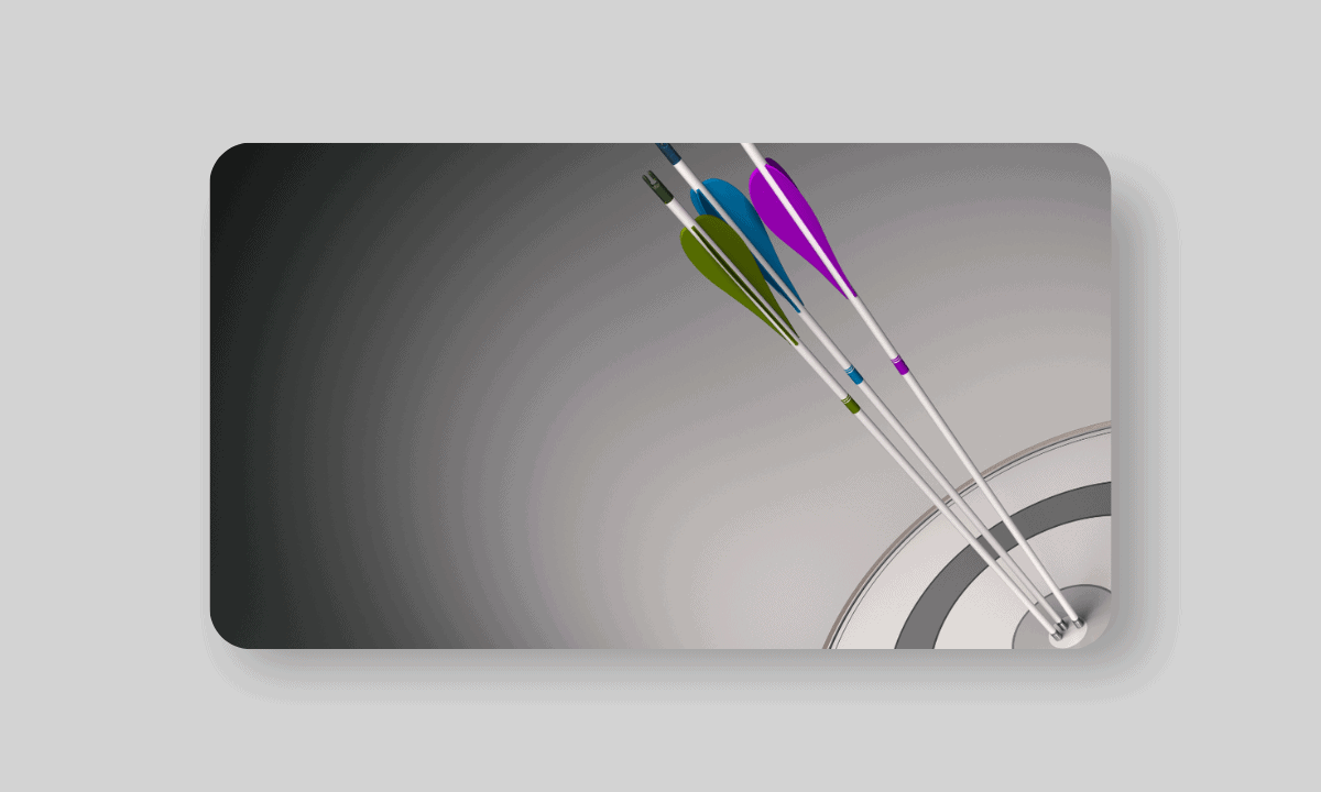 Vendor alignment being shown through arrows all hitting the bullseye