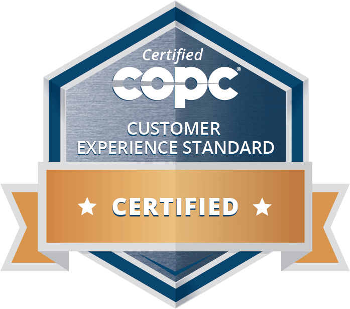 COPC Customer Experience Standard Certification Badge