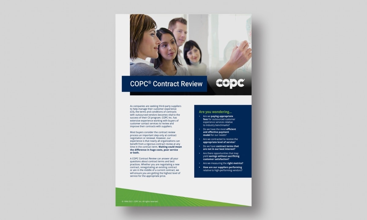 COPC Inc. Contract Review