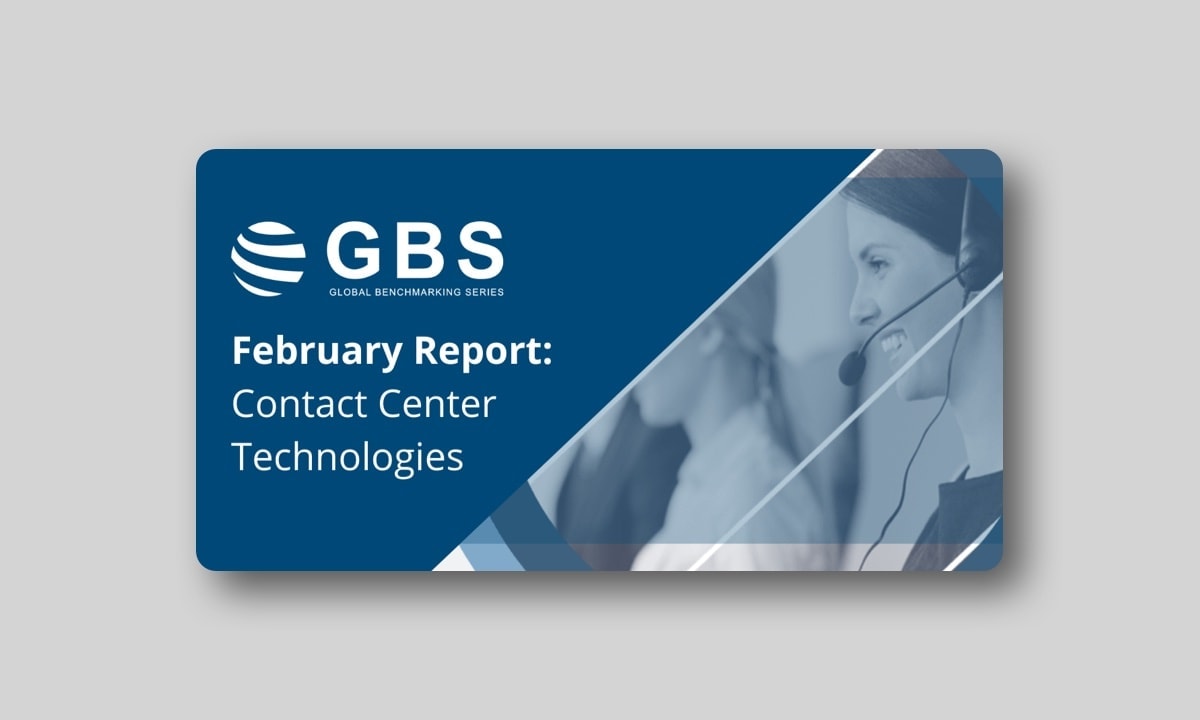 Global Benchmarking Series | Contact Center Technologies