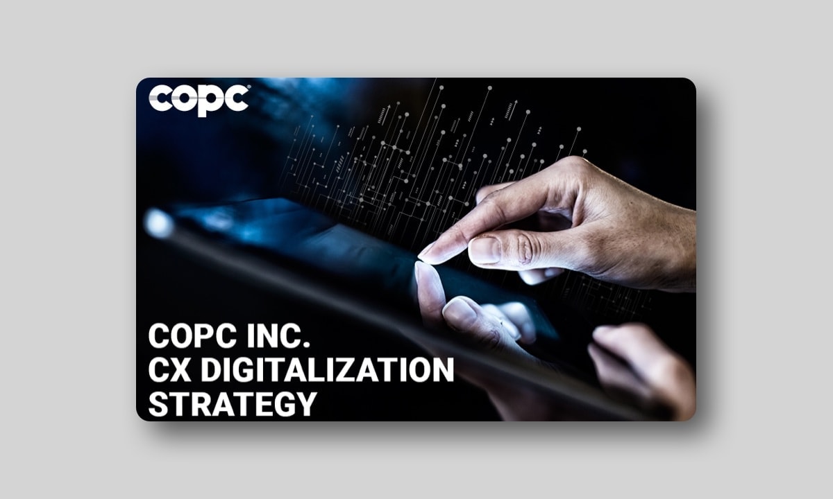 COPC Webinar "COPC Inc. CX Digitalization Strategy"