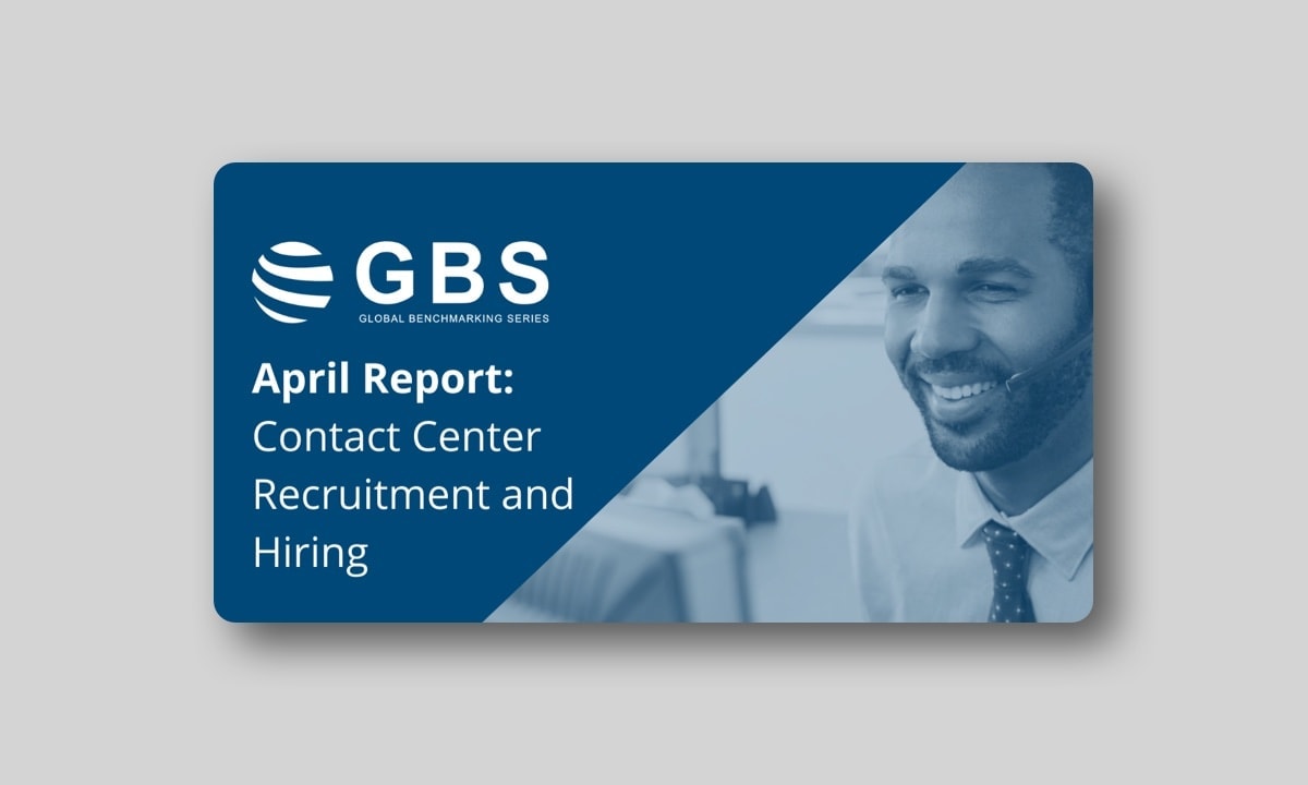 COPC Global Benchmarking Series logo and link to research: Global Benchmarking Series | Contact Center Recruitment and Hiring
