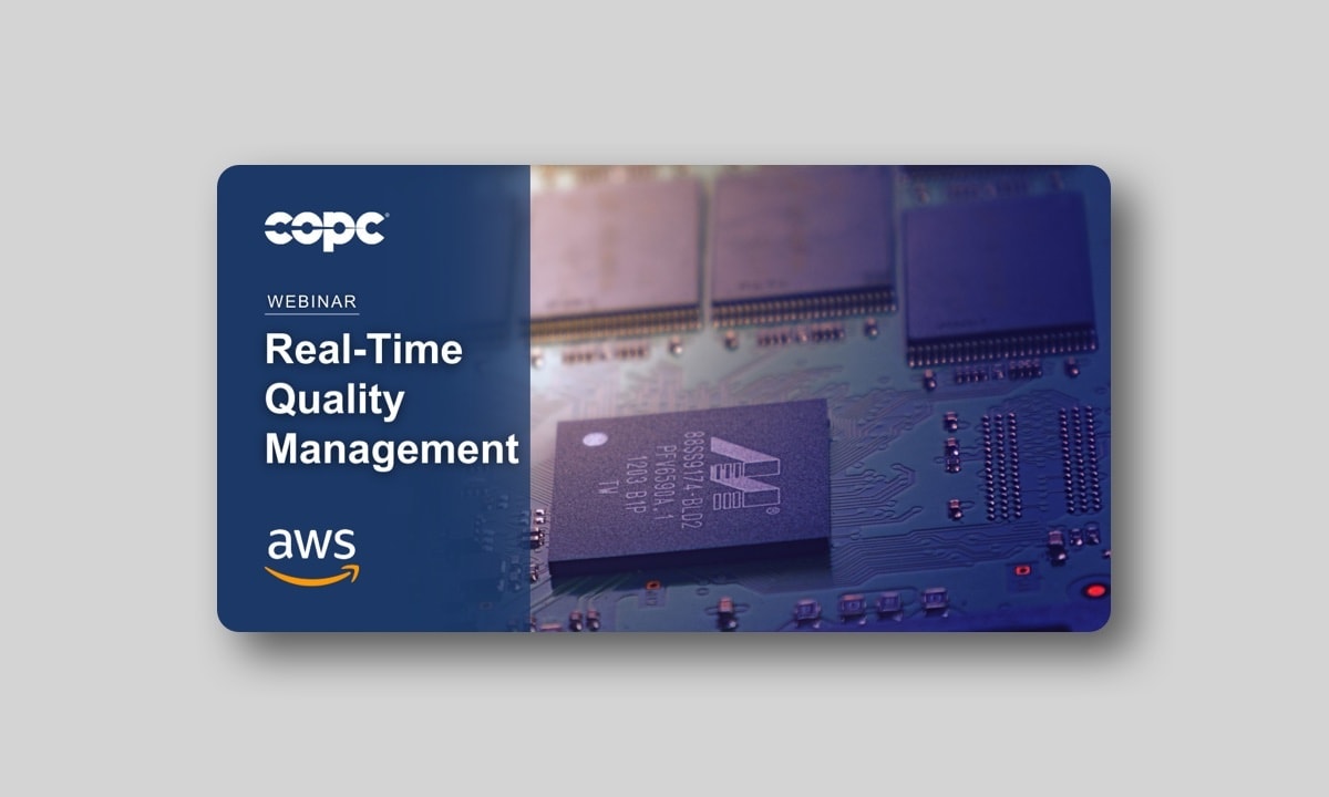 AWS + COPC "Real-Time Quality Management" webinar