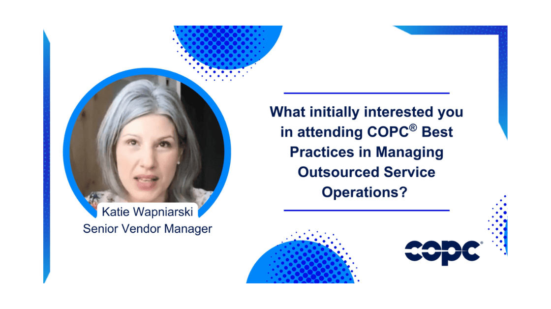 COPC Inc. Training Testimonial | Katie Wapniarski