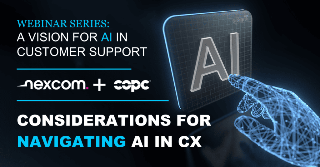 Webinar Series: A vision for AI in customer support.