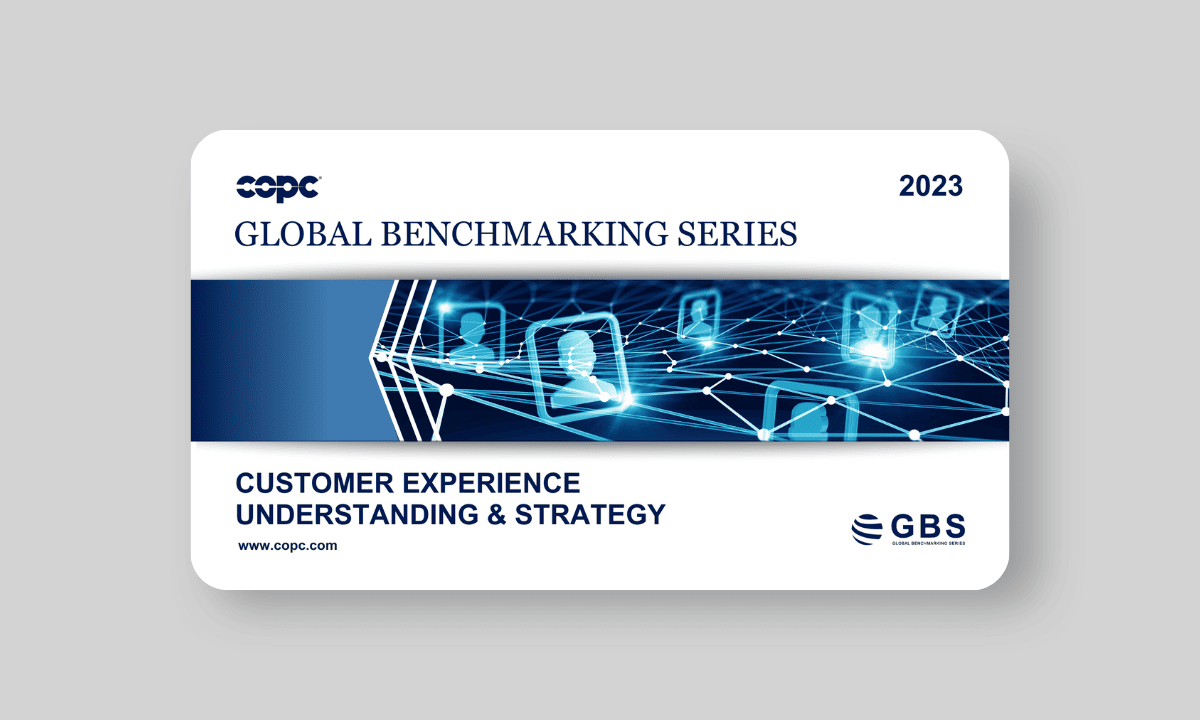 Global Benchmarking Series | Customer Experience Understanding & Strategy