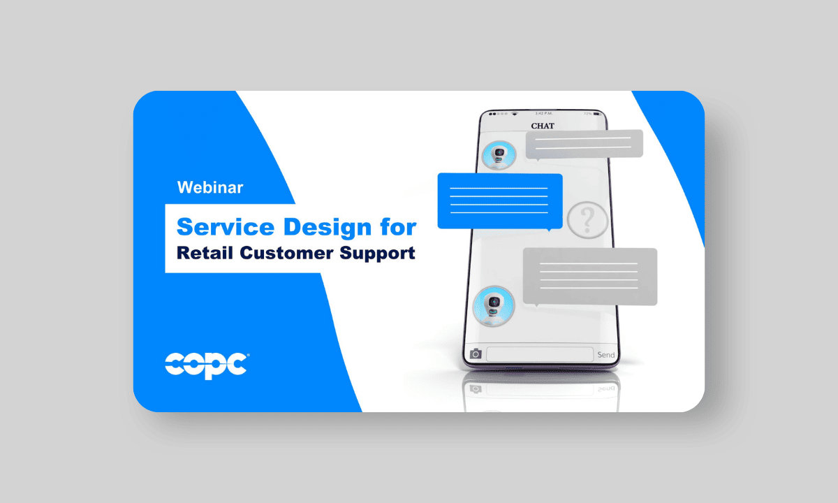 Service Design for Retail Customer Support